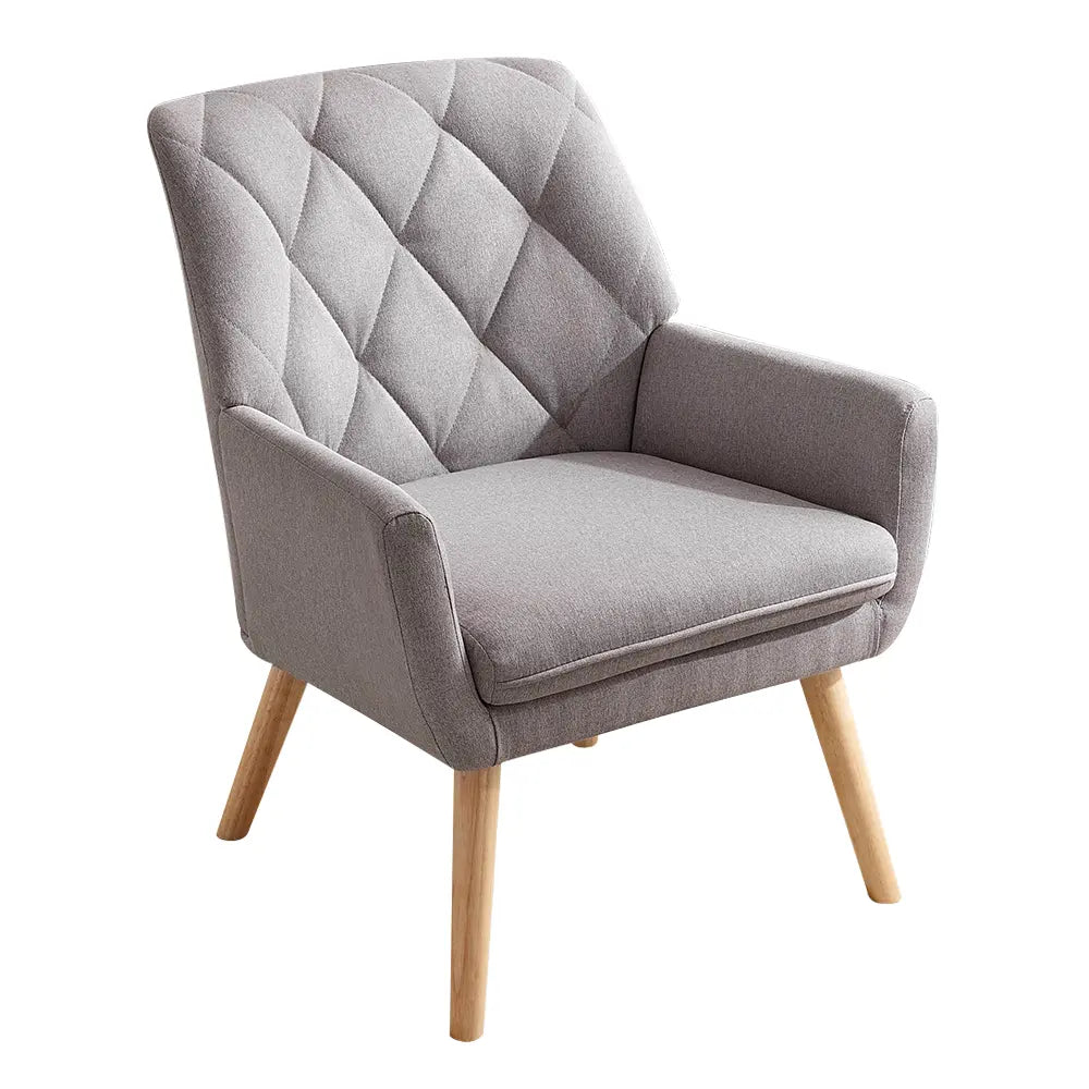 Camila armchair in a modern living room with elegant decor
