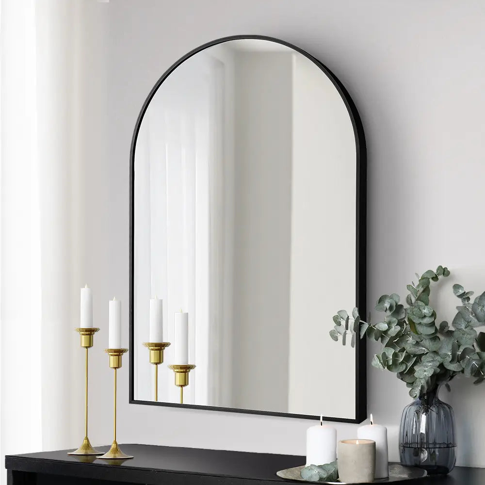Fenny Arched Metal Wall Mirror 900MM x 600MM