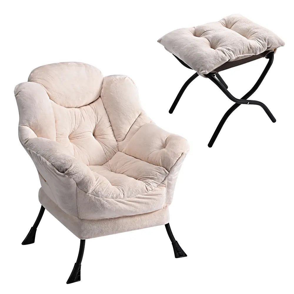 Ridley Armchair paired with a coffee table in a contemporary living room