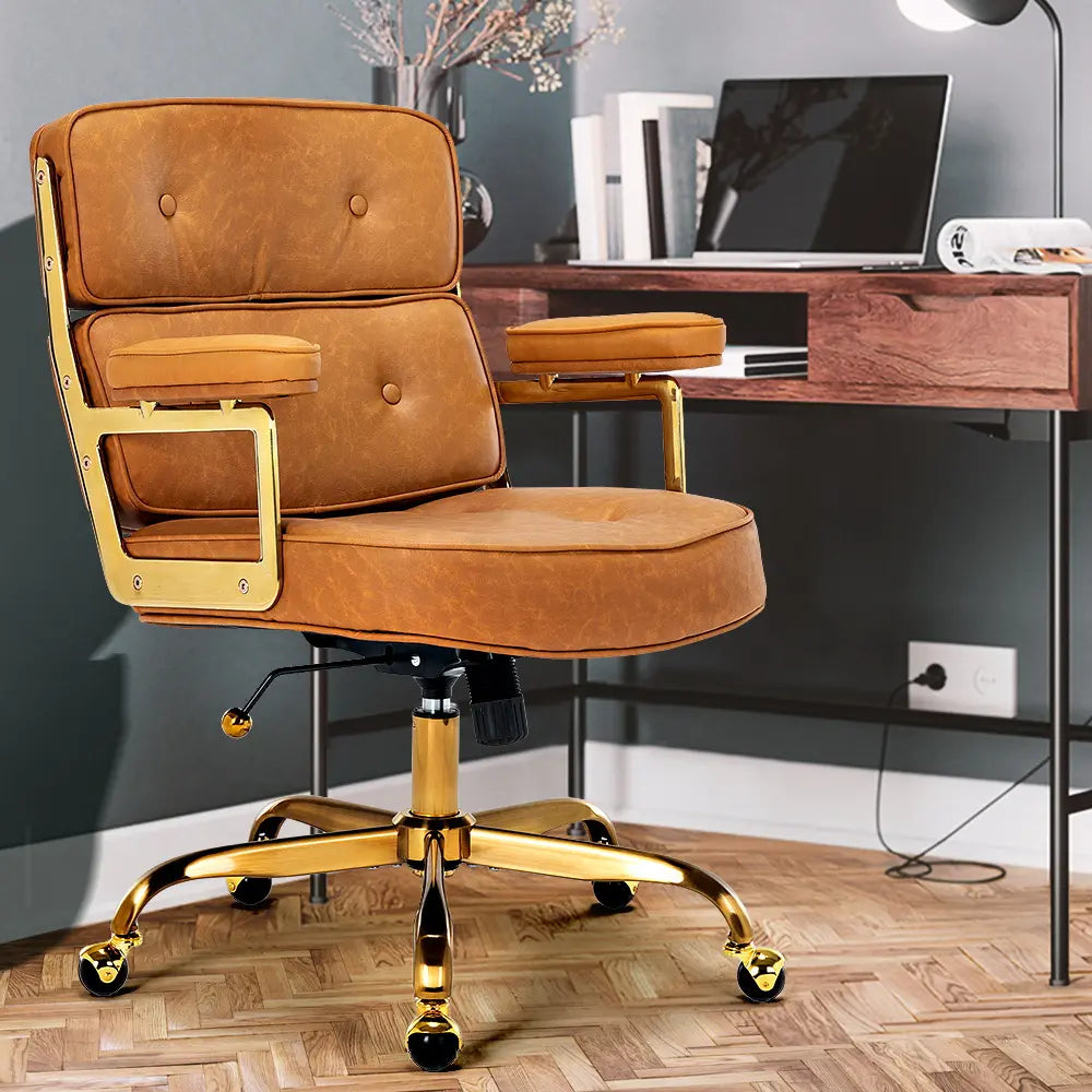 PU leather upholstered executive chair