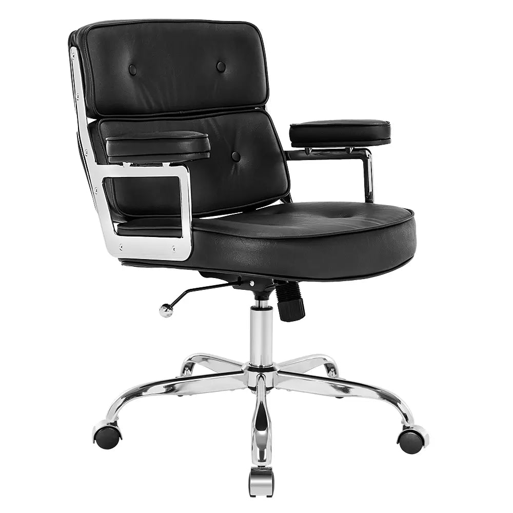 Copilot black PU leather executive office chair