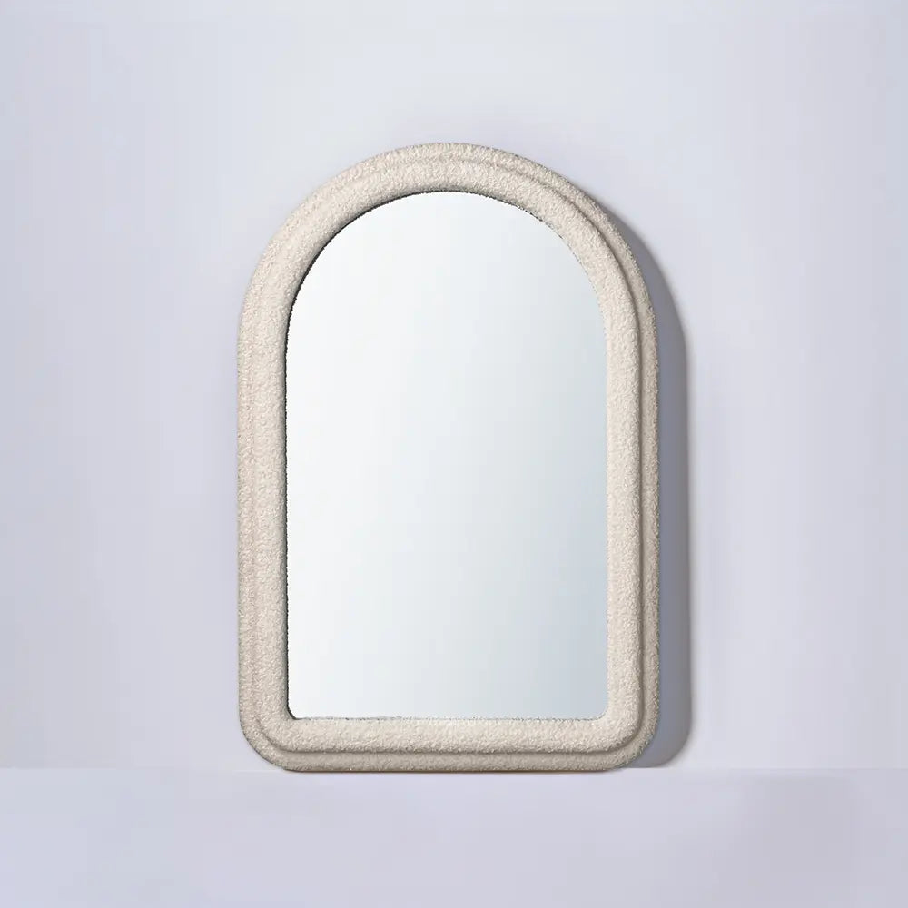 Sabrina Arch Fabric Wall Mirror 600MM x 900MM