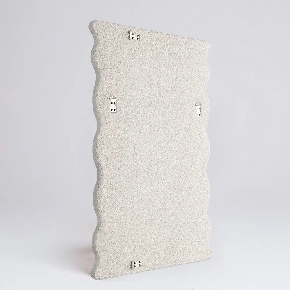 Sabrina Wavy Fabric Wall Mirror 600MM x 900MM
