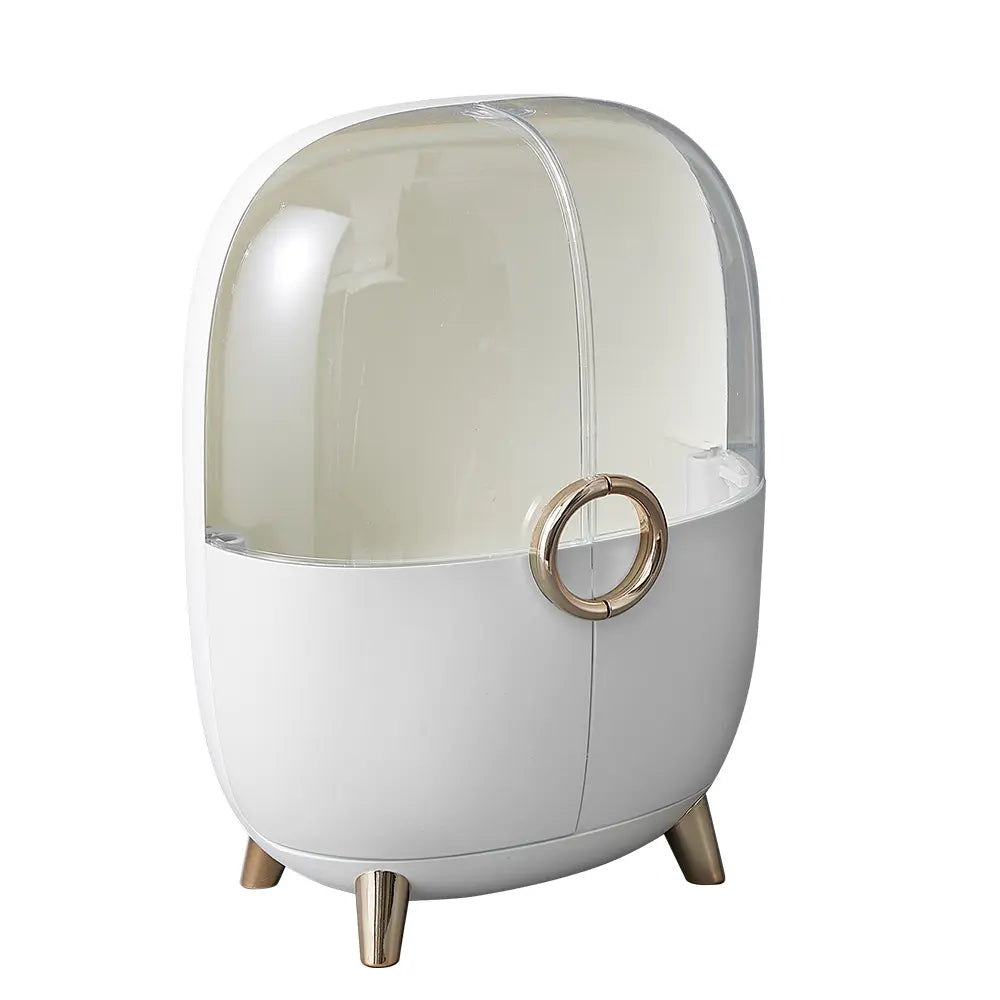 Sleek and modern Nina Cosmetic Organizer enhancing a vanity setup