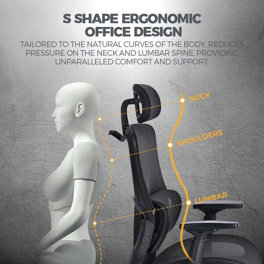 Cushy STD office chair with durable rolling casters