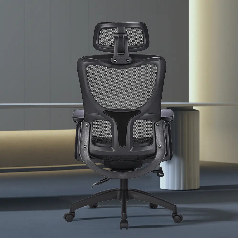 Side profile of Cushy ergonomic office chair STD