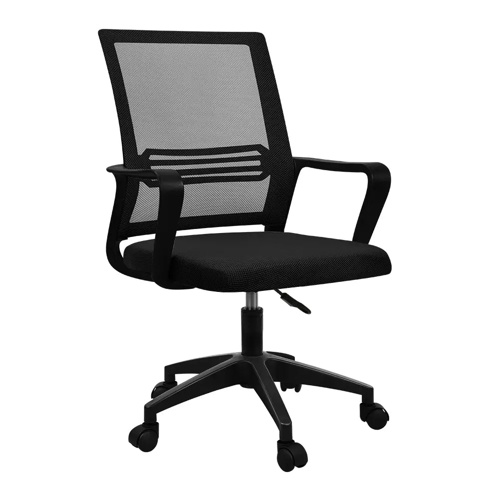 Front-facing view of the Soleil Mesh Office Chair with ergonomic design