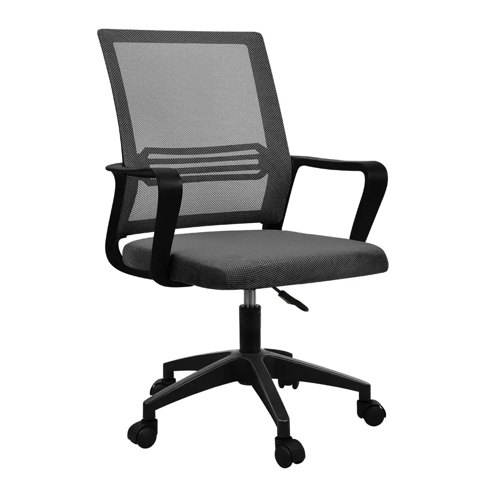 Dark Soleil Mesh Office Chair in a modern home office setting