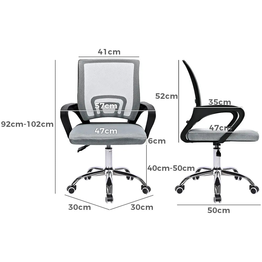 Nino Mesh Office Chair with adjustable lumbar support and height