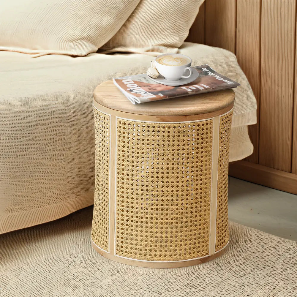 Wesley Rattan Coffee Table & Side End Tables