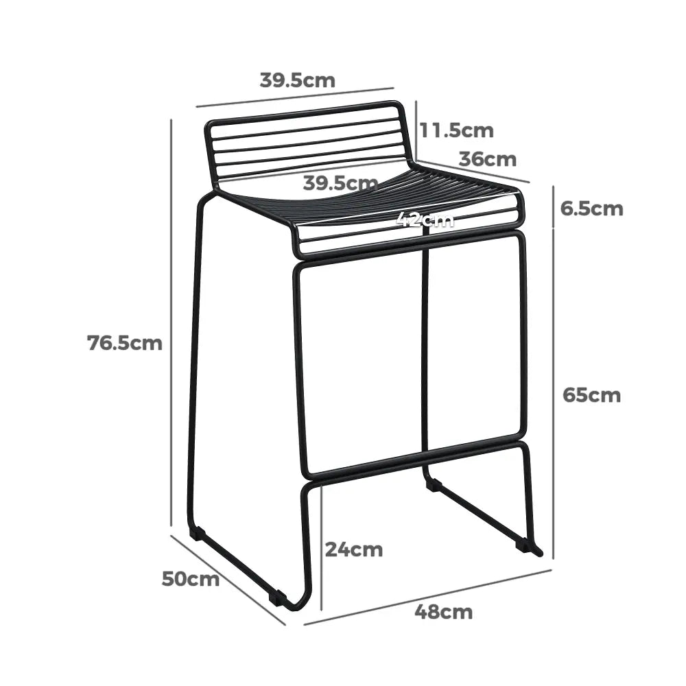 Grier Steel Bar Stool