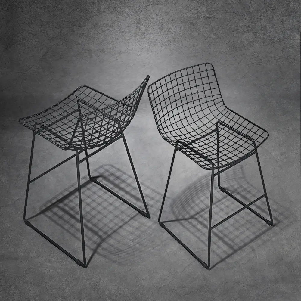 Grier Steel Bar Stool with Backrest Upgrade