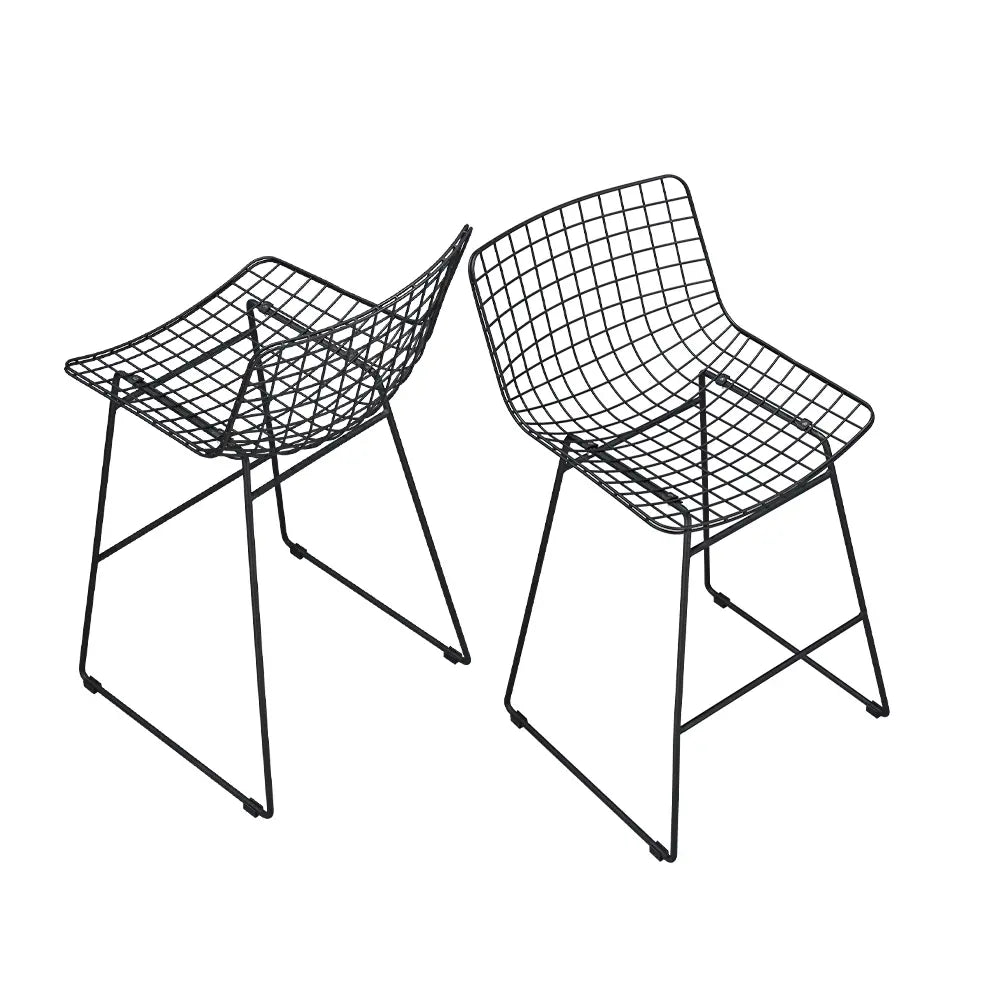 Grier Steel Bar Stool with Backrest Upgrade