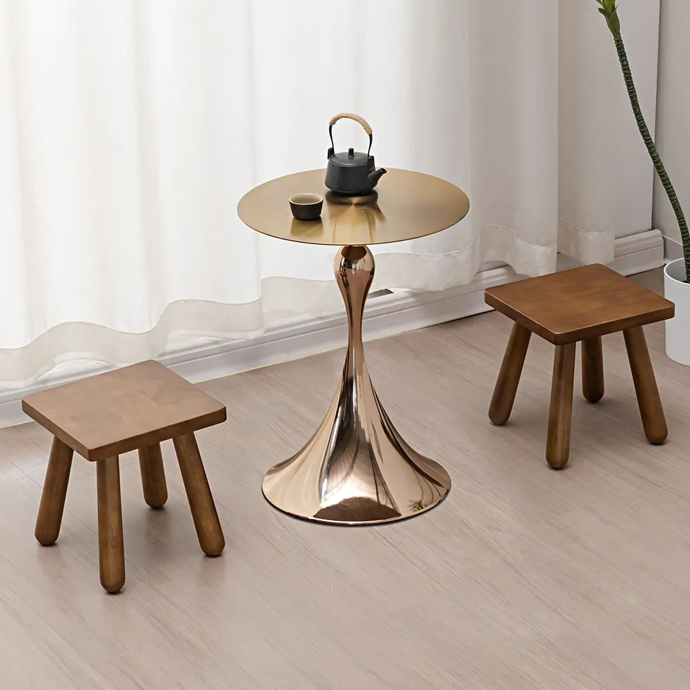 Evie kids stool next to a kids’ table in playroom