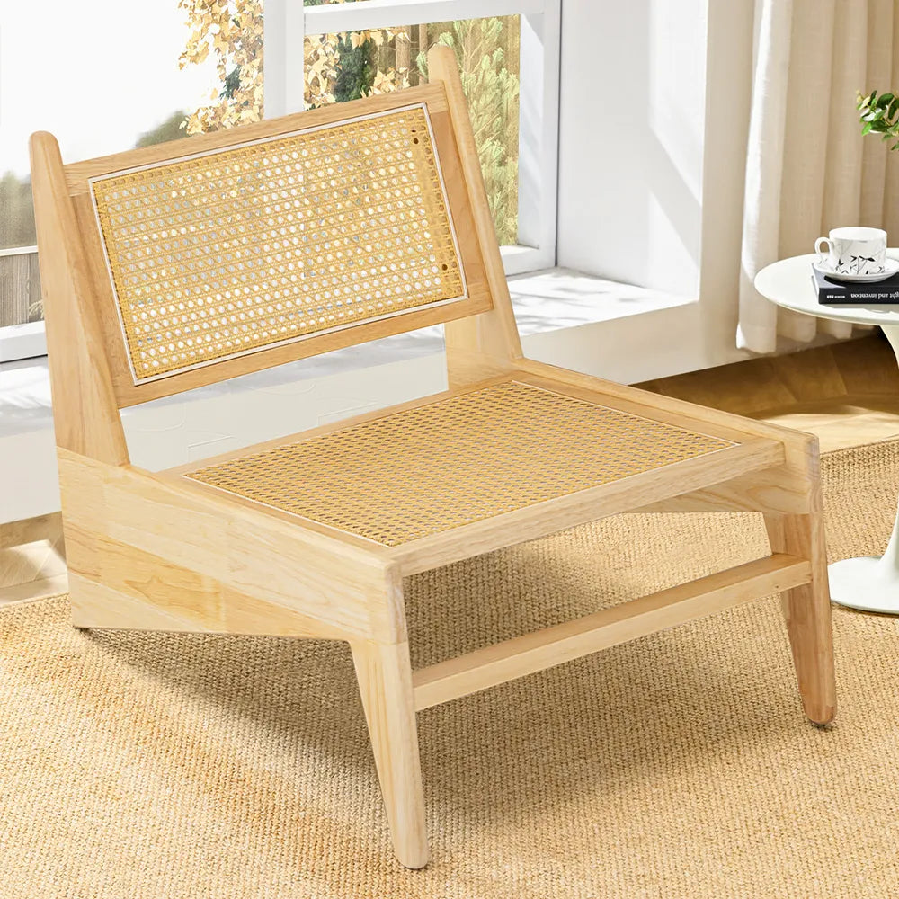 Stylish Camila armchair in a bright, contemporary living room
