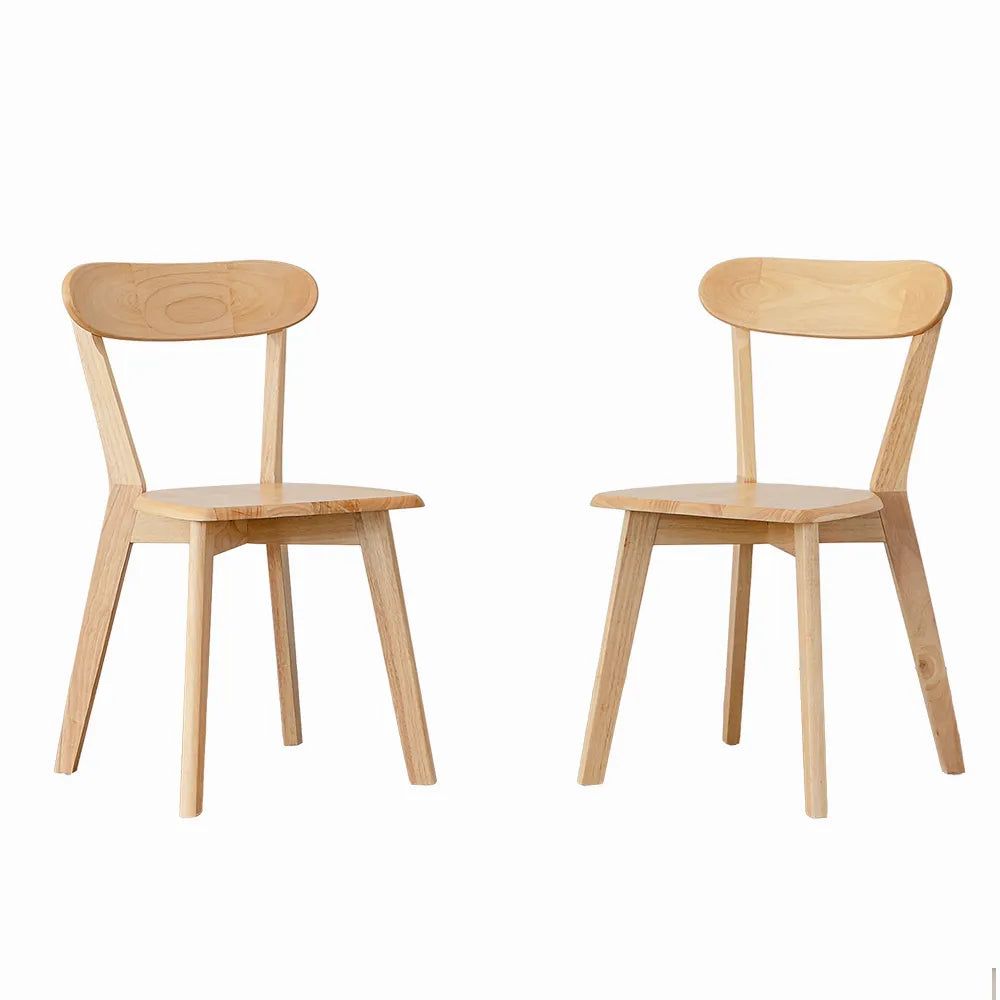 Set of Haiku dining chairs with clean lines and modern finish