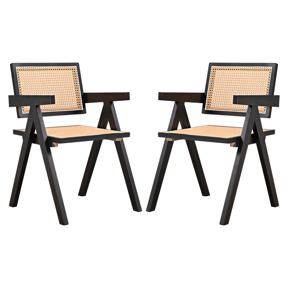 Alto dining chairs arranged in elegant formal dining setting