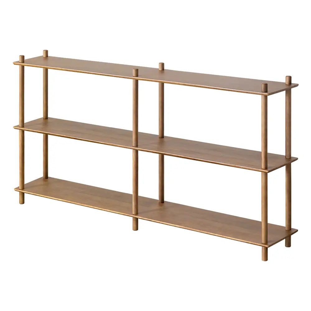 Kinsley bookshelves with durable frame and open-shelf layout