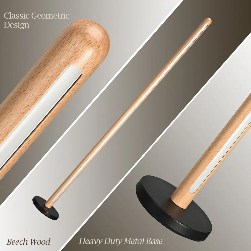 Lora Wooden LED Floor Light