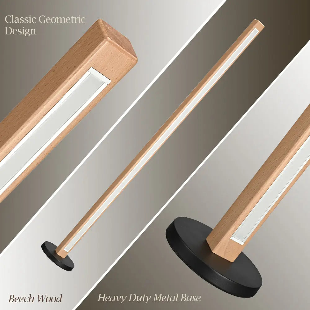 Lora Wooden LED Floor Light