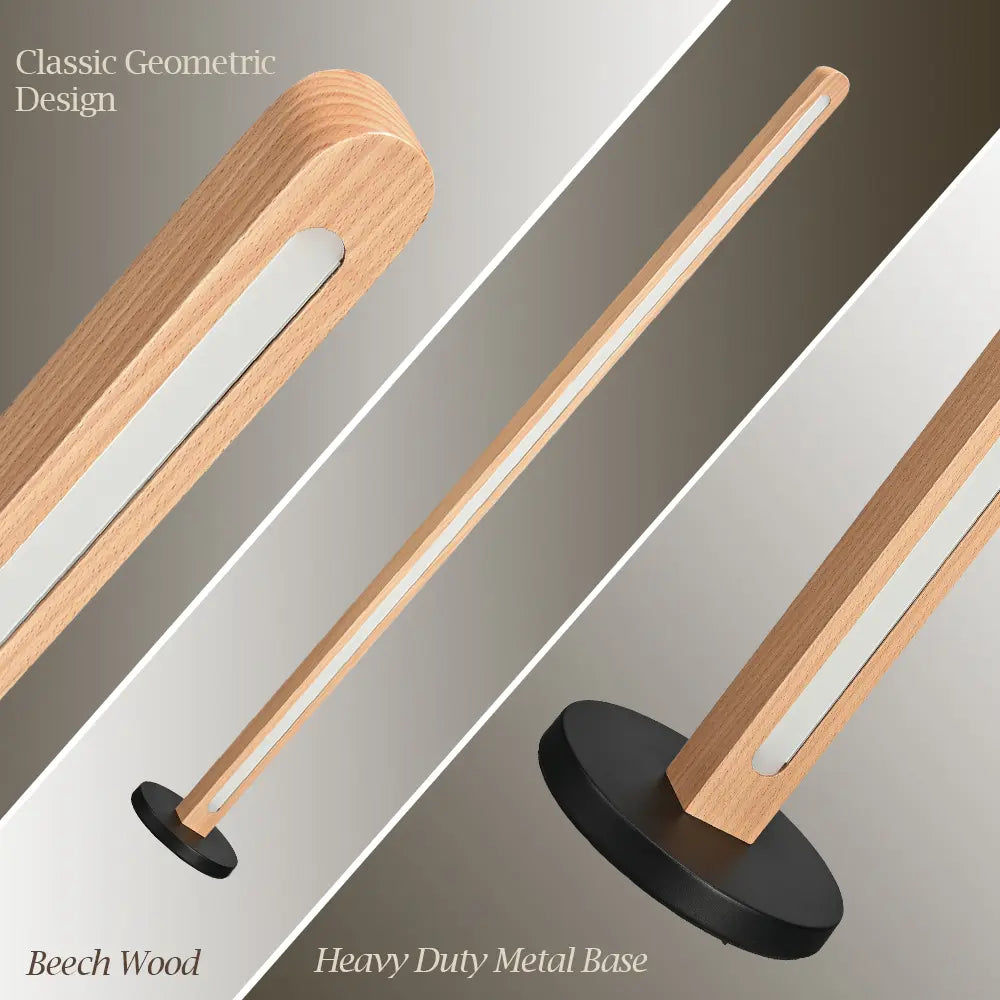 Lora Wooden LED Floor Light