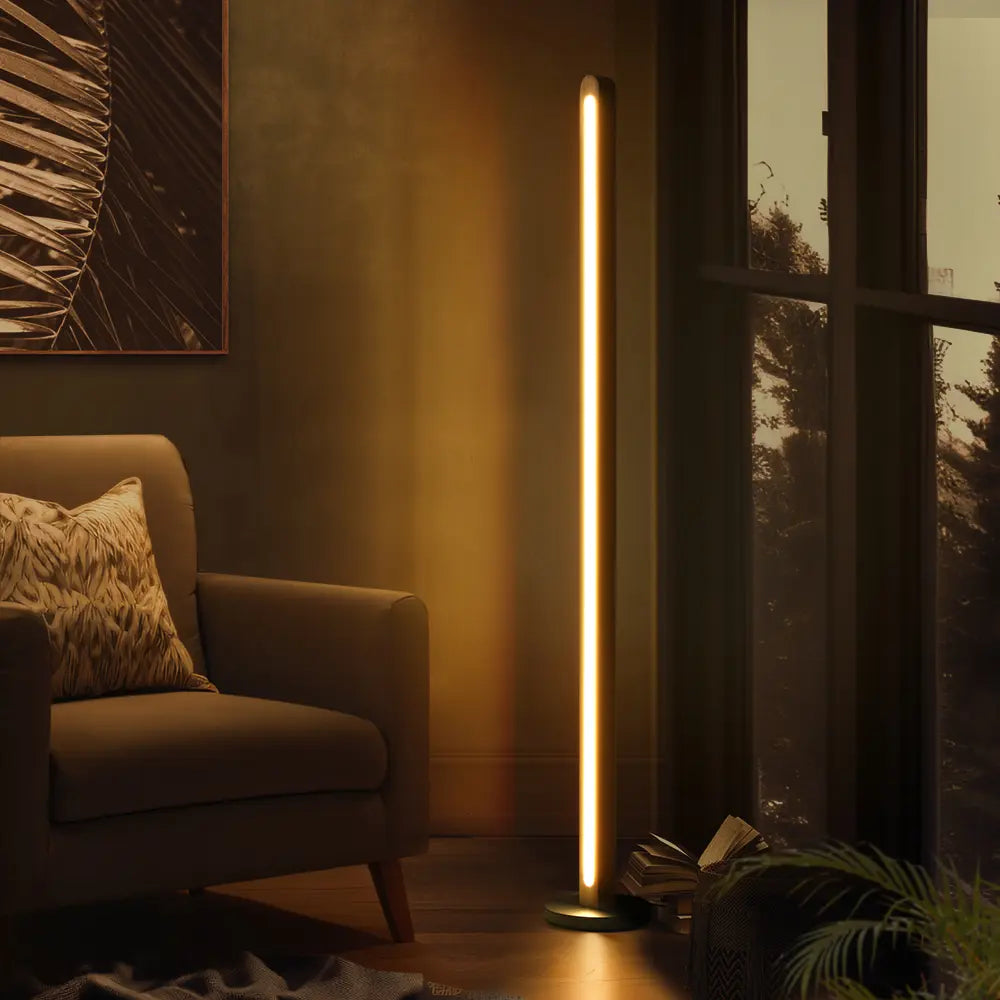 Lora Wooden LED Floor Light