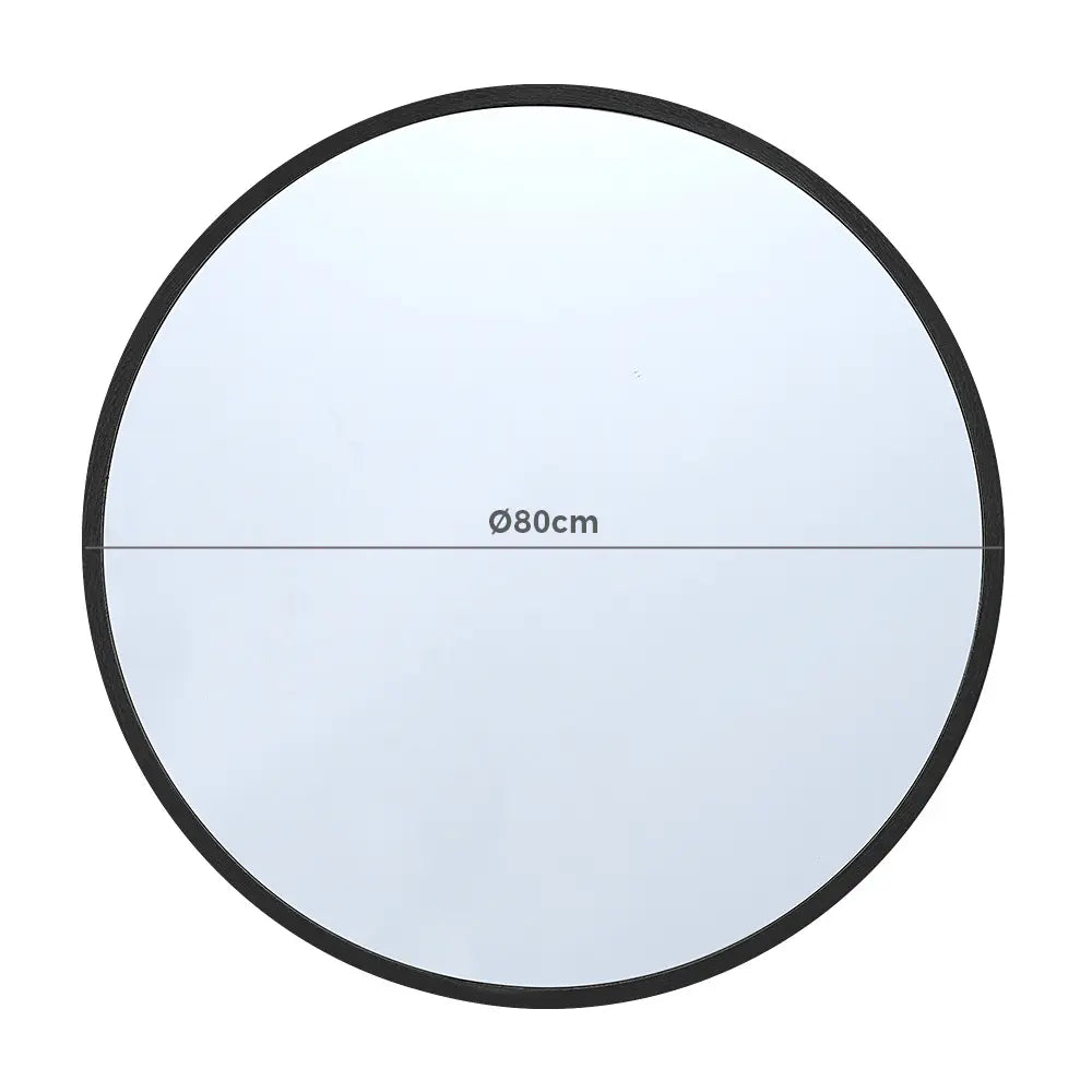 Full-length Luna Wall Mirror in a contemporary bathroom