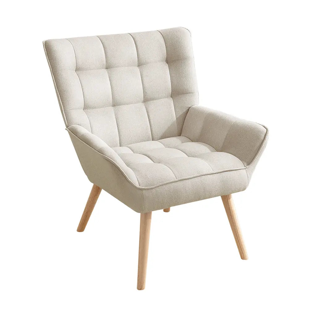 Jean armchair with soft cushions