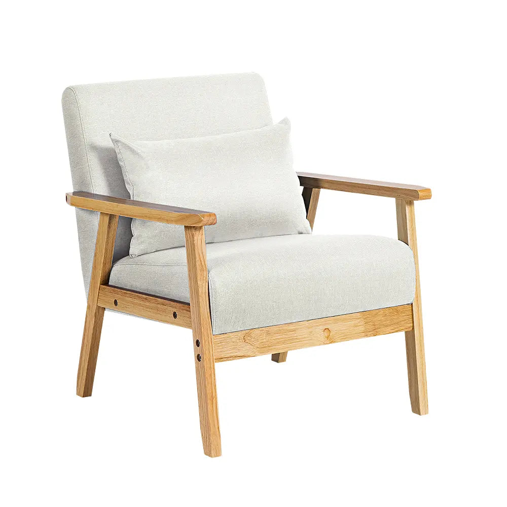 Dove single armchair sofa in living room