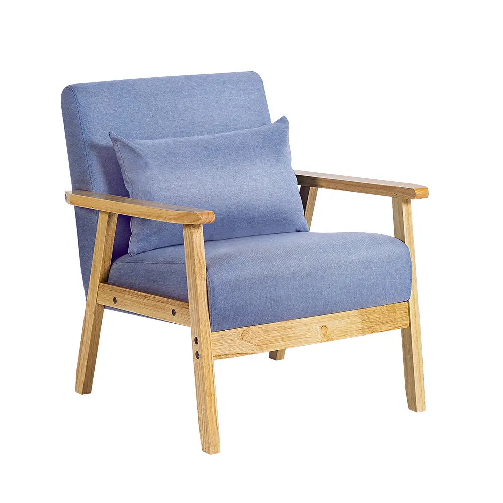 Stylish Dove single armchair in a minimalist setting