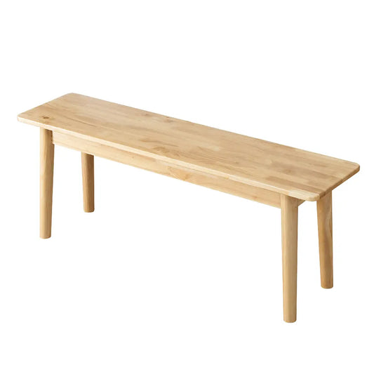 Side view of the Serif Bench showing its sleek, clean lines