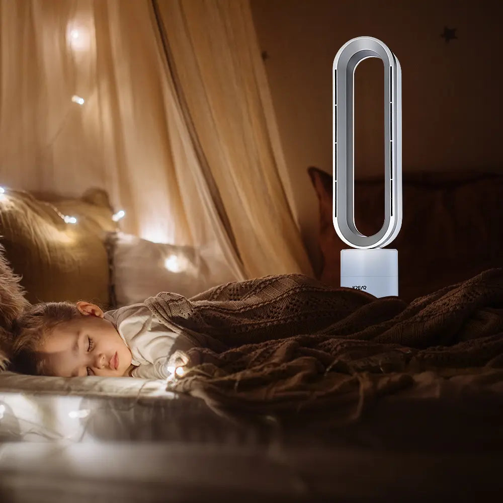 Ultra-quiet operation of the Westerlies Bladeless Fan in a peaceful nursery