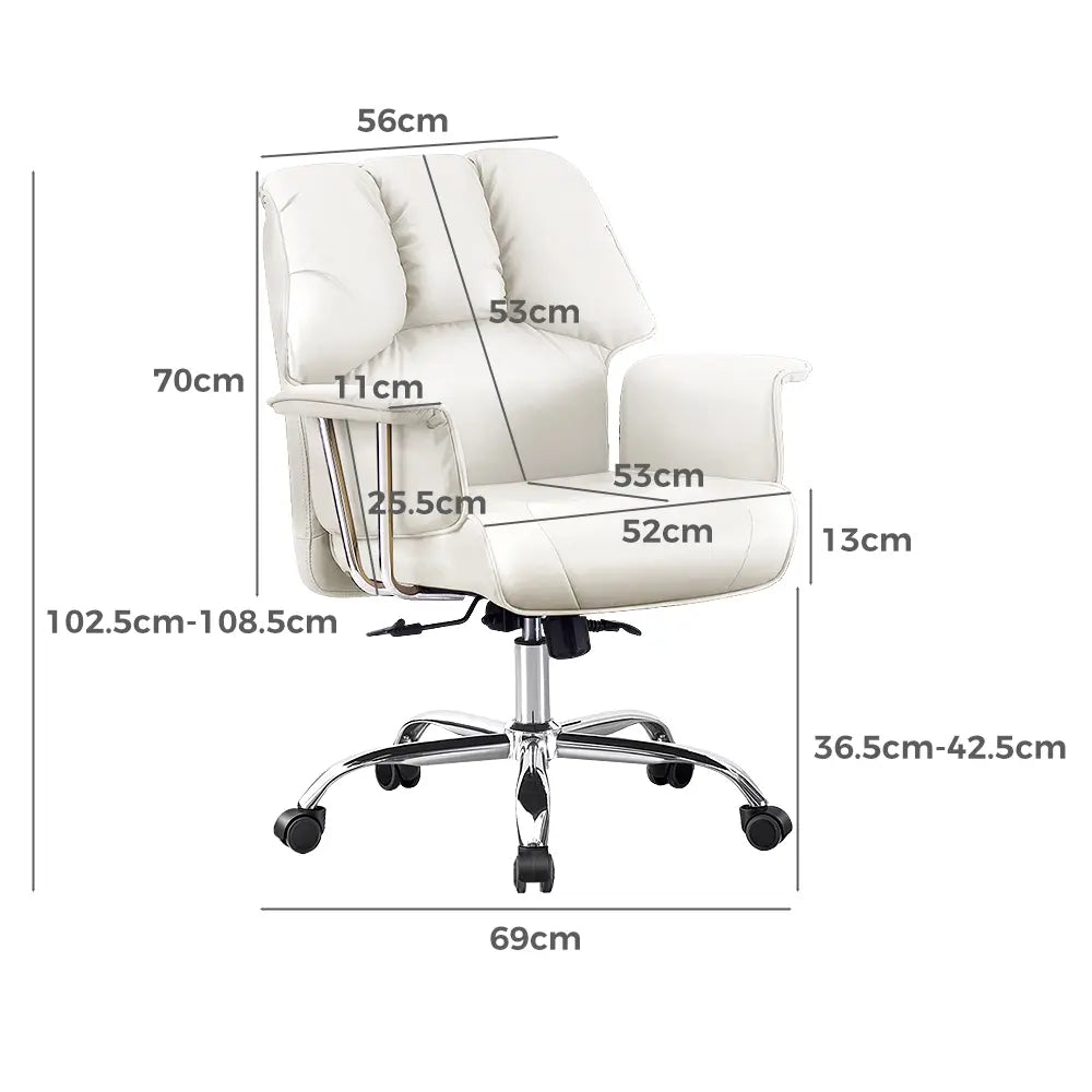 Travis Executive Chair with smooth-rolling casters for easy mobility and height features