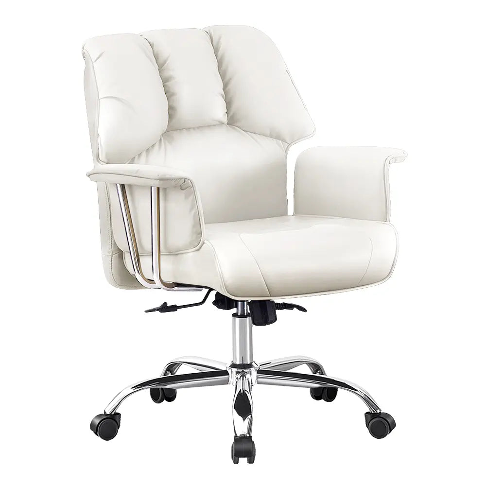 Travis Faux Leather Executive Chair in a modern office setting