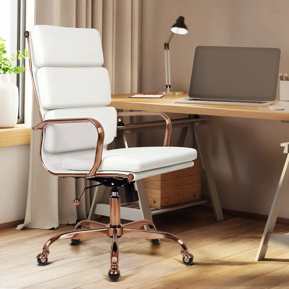 Stylish Eames replica office chair in modern workspace