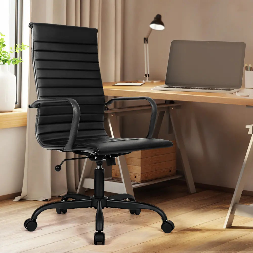 Adjustable Eames replica chair with firm seat support