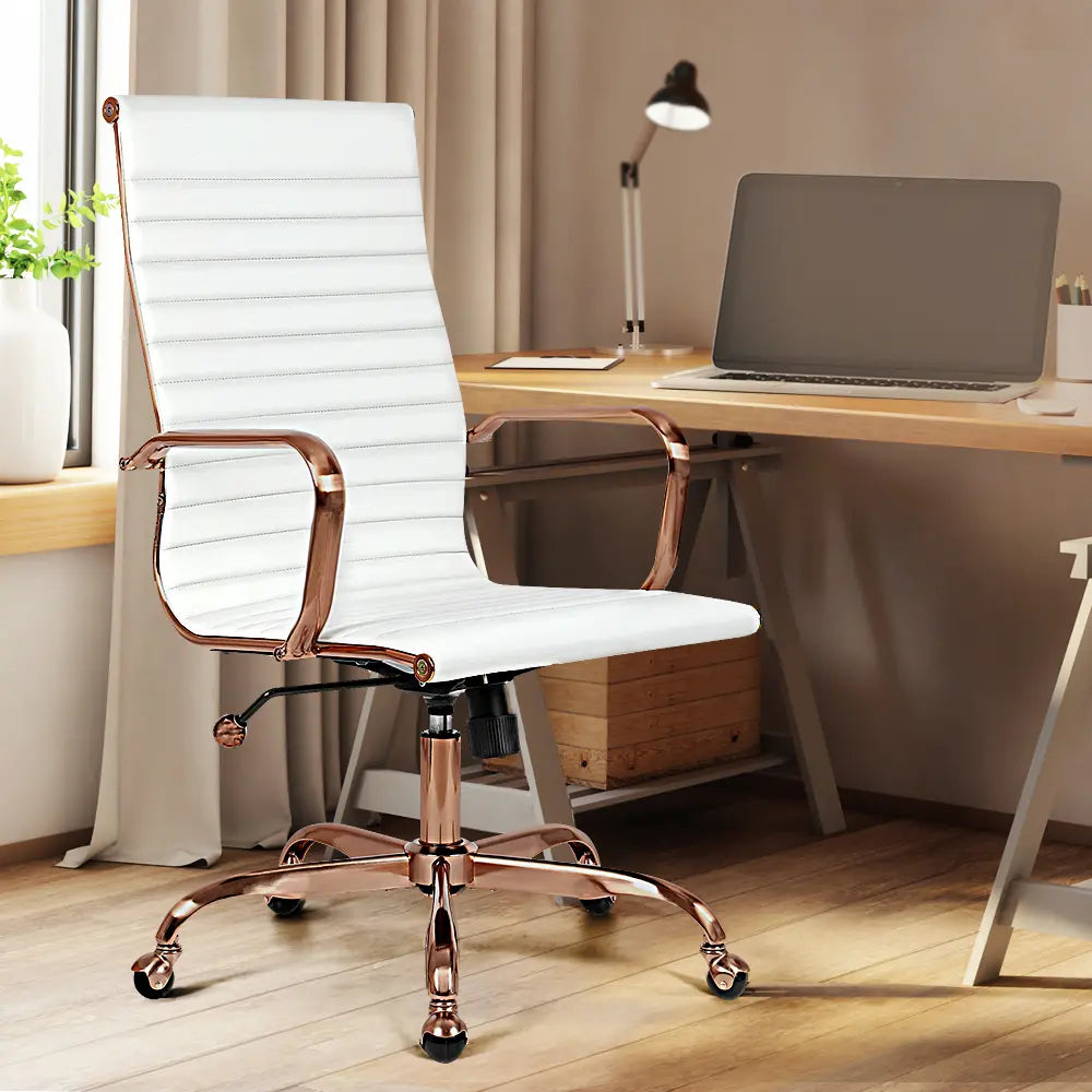 Professional office setting featuring Eames replica executive chair