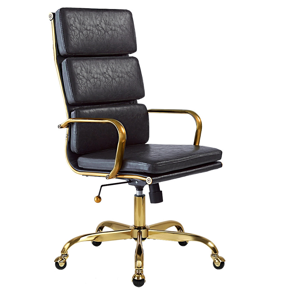 Eames replica high-back chair in contemporary office setting