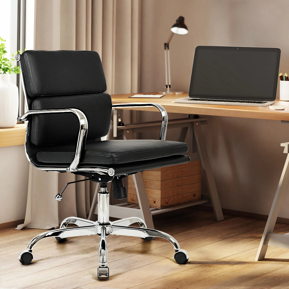 Eames replica mid-back chair offering ergonomic office seating