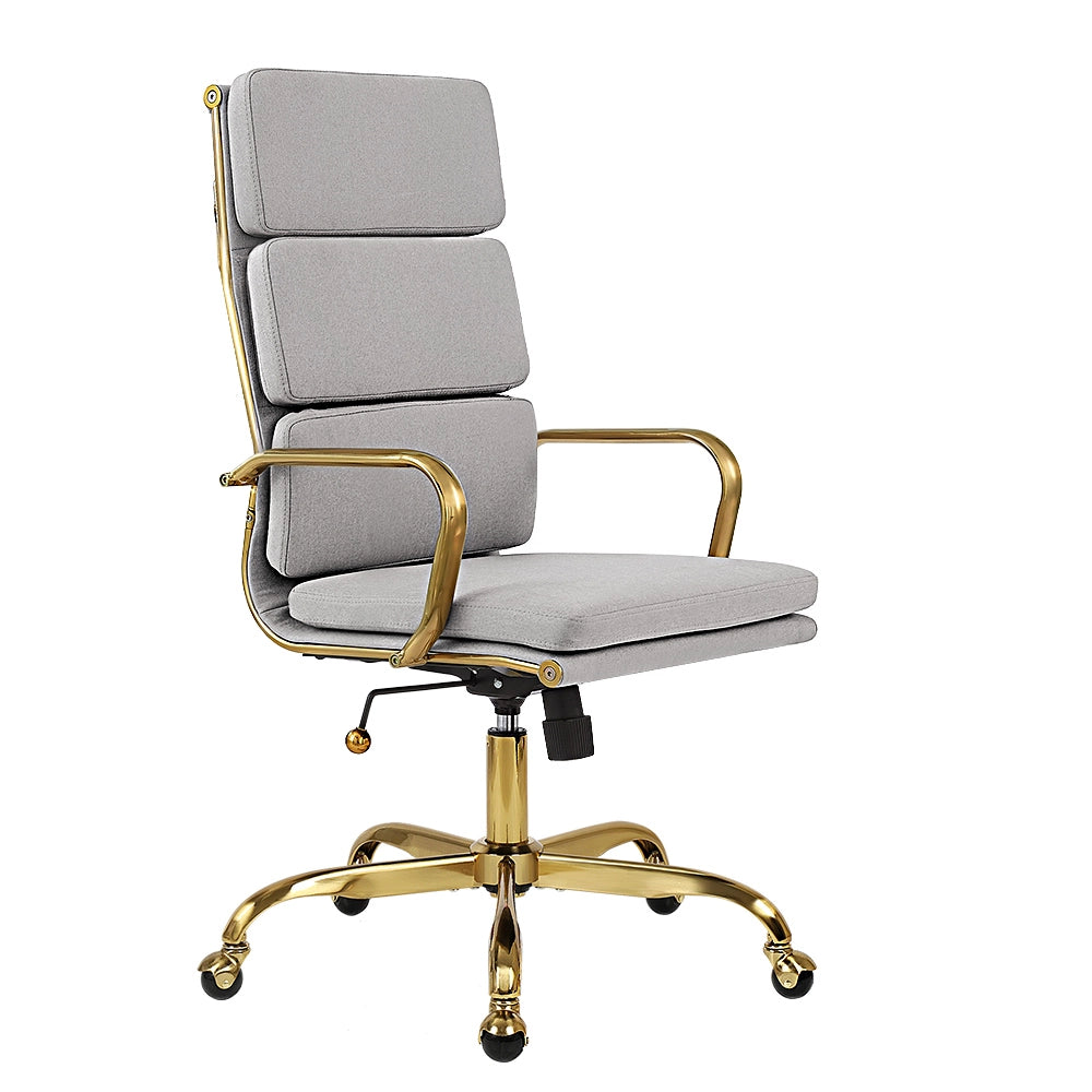 Eames replica high-back chair with adjustable height and tilt