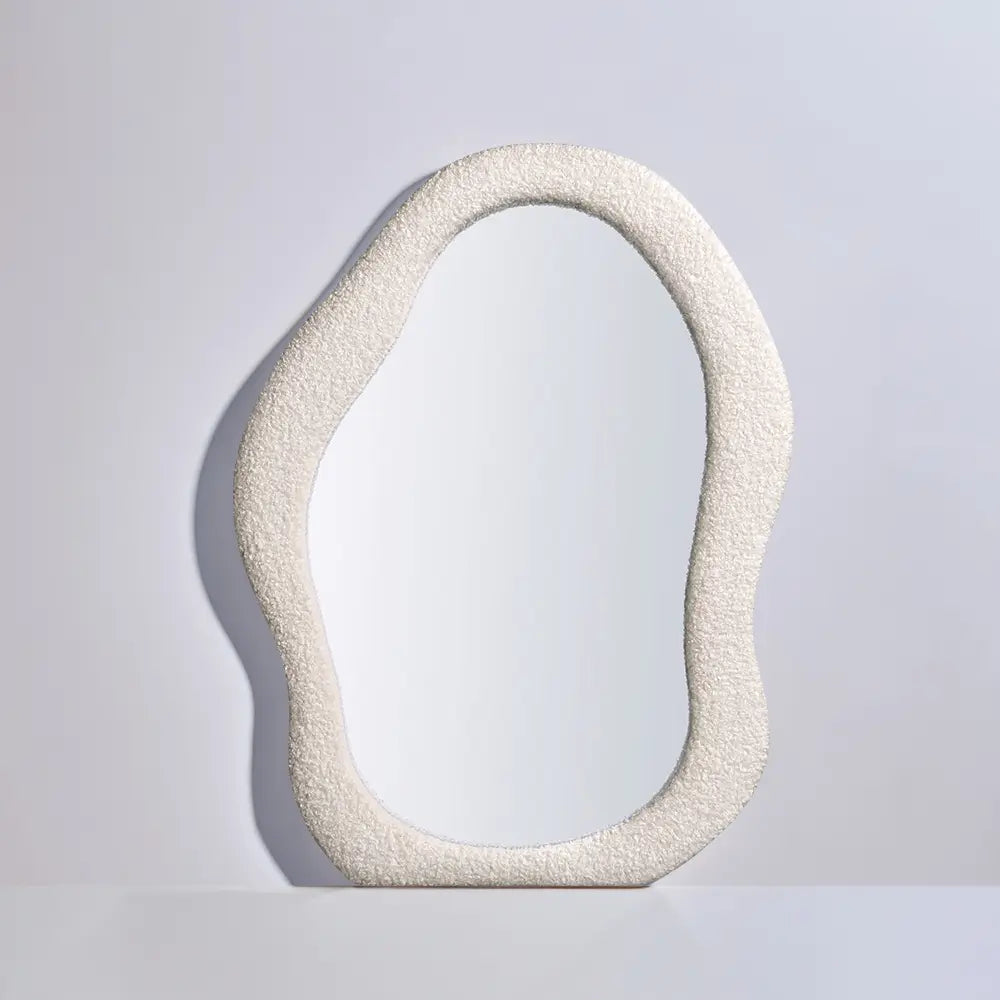 Sabrina Irregular Fabric Wall Mirror 600MM x 900MM