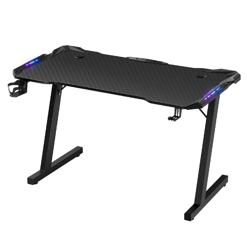 Durable steel frame of the Parker Gaming Desk for enhanced stability