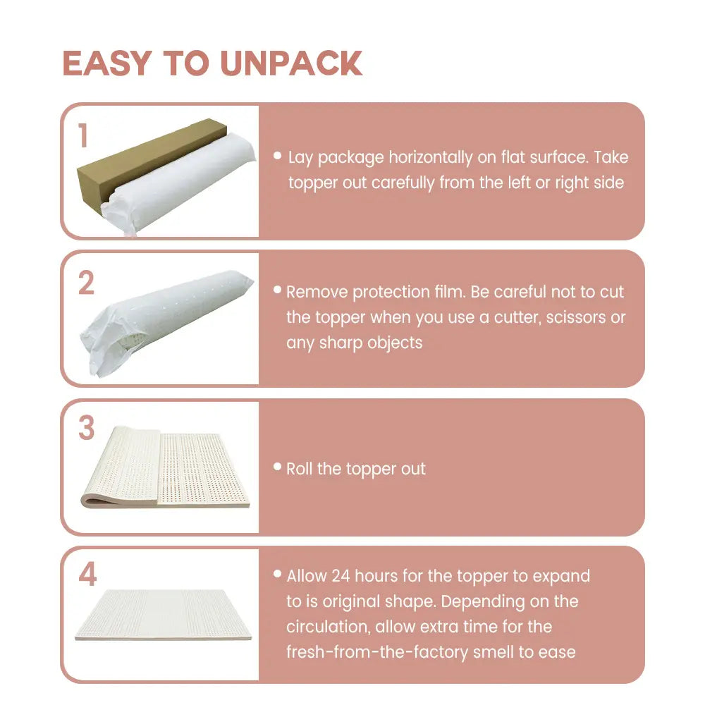 Packaging of the Lyric Natural Organic Latex Topper 