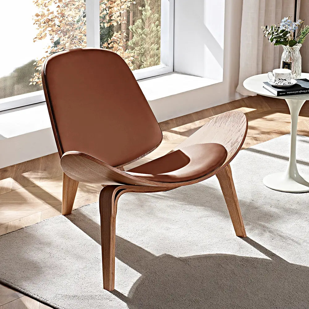 Side view of the Sierra Lounge Chair showcasing its sleek, modern design