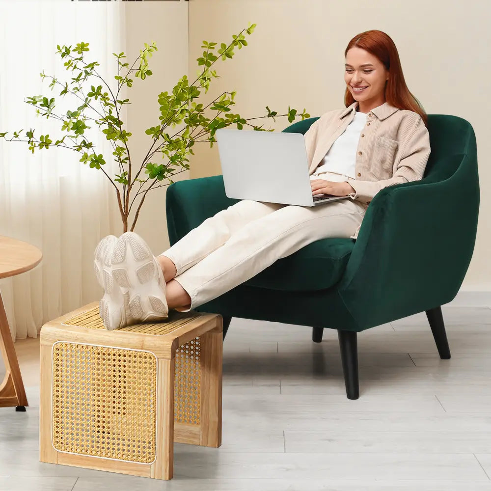 Jaria Rattan Coffee Table & Side End Tables