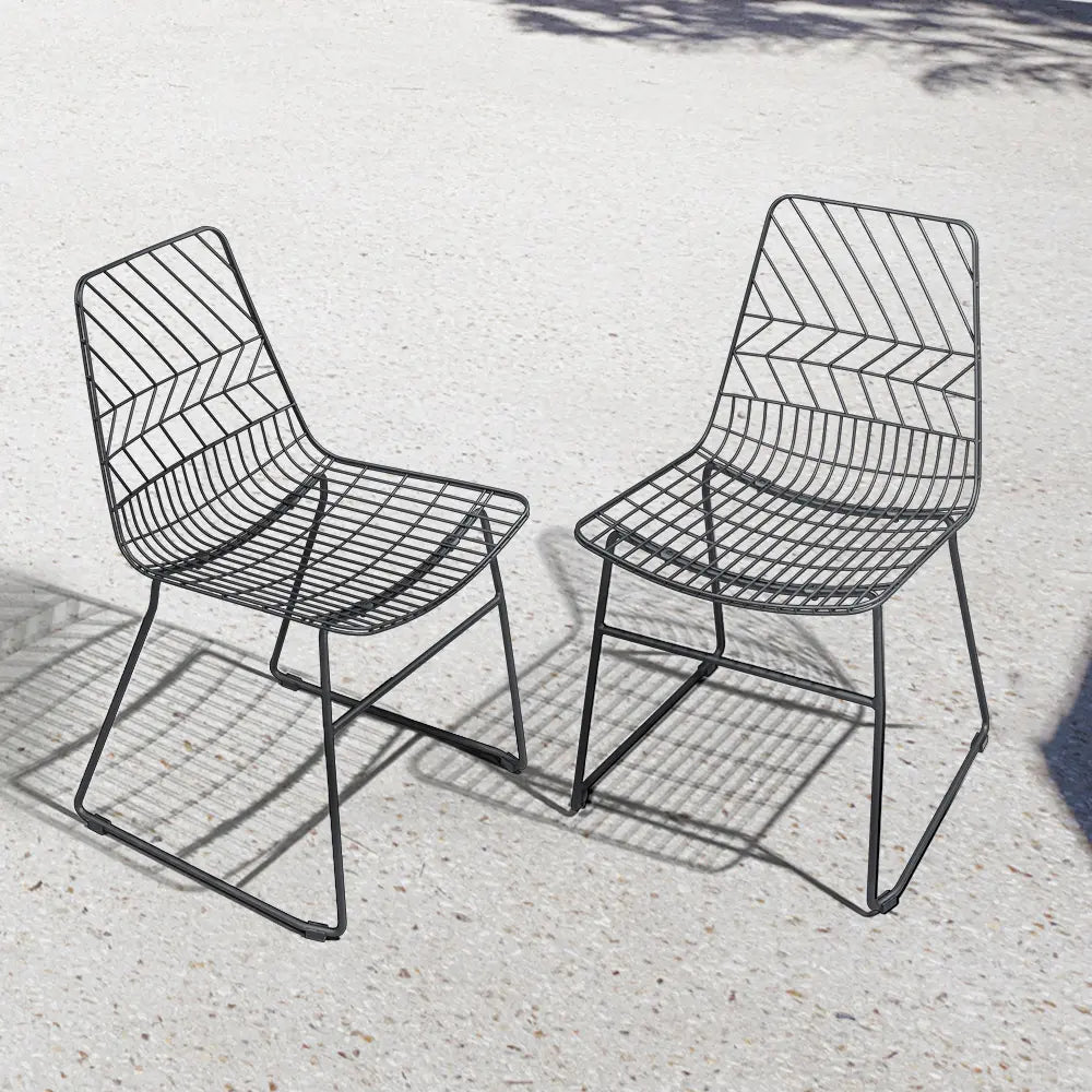 Gloster Metal Patio Dining Chairs