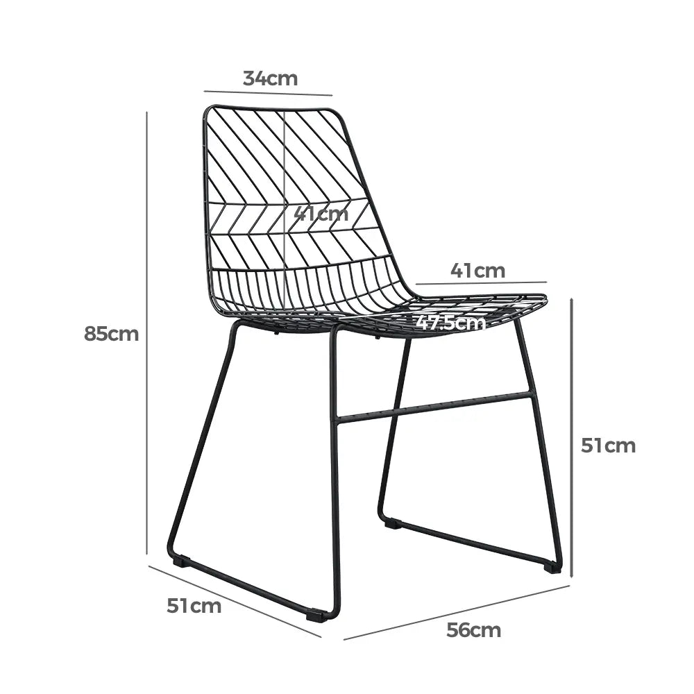 Gloster Metal Patio Dining Chairs