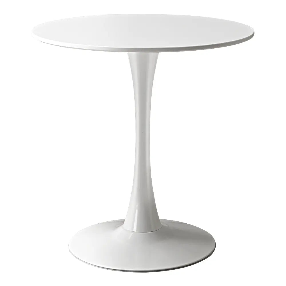 Dalton round dining table with wooden finish