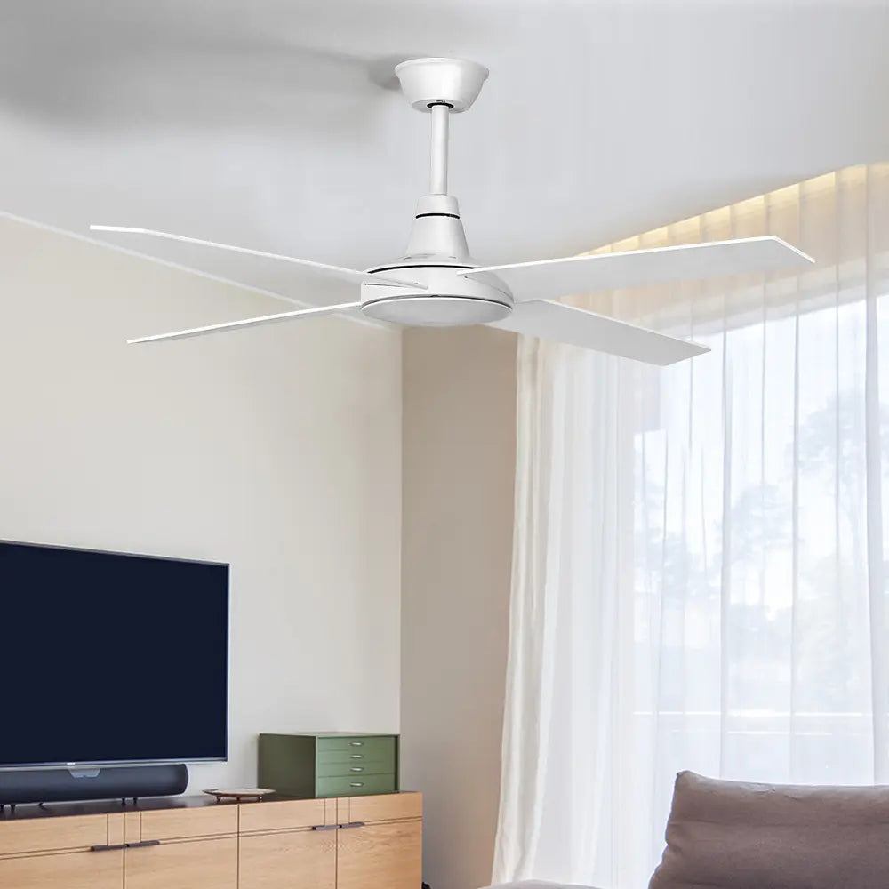 Spitfire 52“ Wooden Ceiling Fan with Remote Control 6 Speed