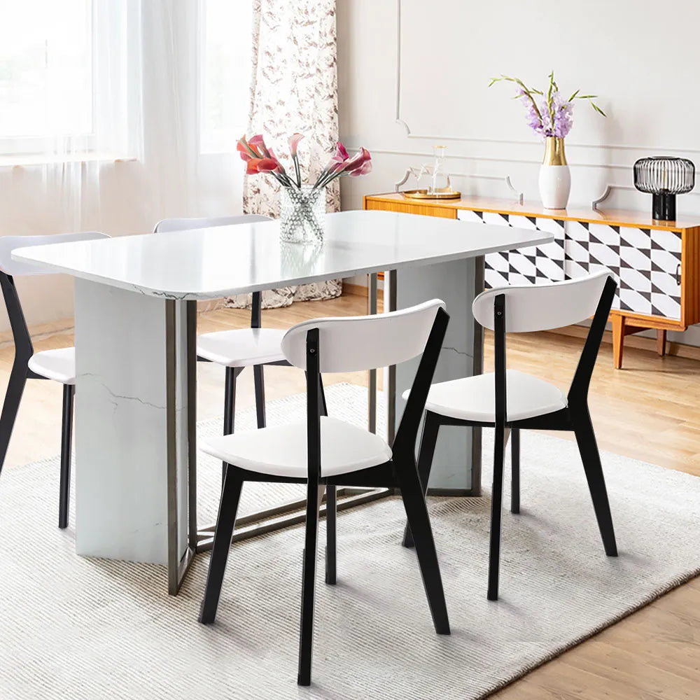 Minimalist Haiku dining chair in modern kitchen